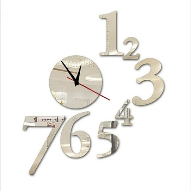  Casual Modern/Contemporary Office/Business Plastic Round Indoor，AA Wall Clock