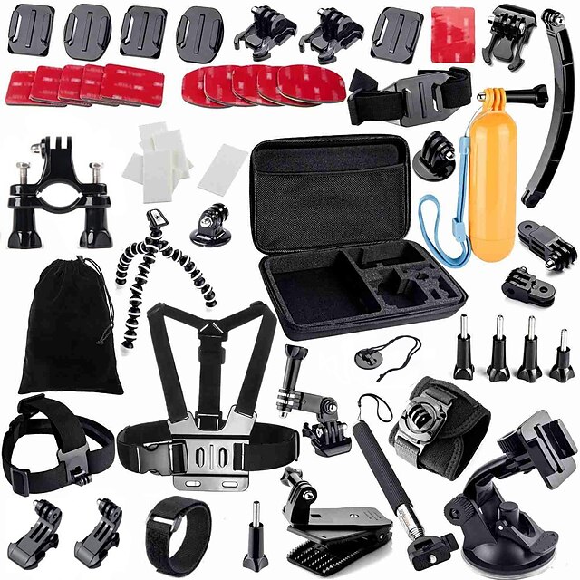  Accessory Kit For Gopro Waterproof 49 in 1 Adjustable 1039 Action Camera Gopro 5 Xiaomi Camera Gopro 4 Gopro 3 Gopro 2 Diving Surfing Ski / Snowboard PVC(PolyVinyl Chloride) Velcro ABS / Gopro 1
