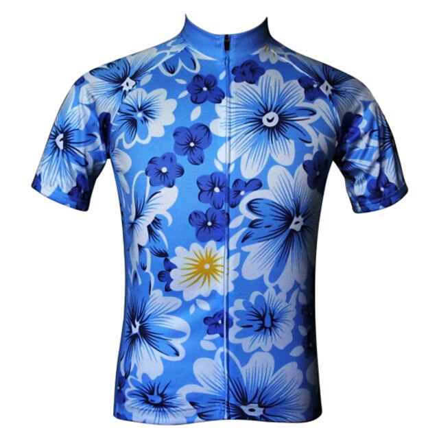  JESOCYCLING Women's Short Sleeve Cycling Jersey Bike Jersey, Quick Dry, Ultraviolet Resistant, Breathable, Sweat-wicking