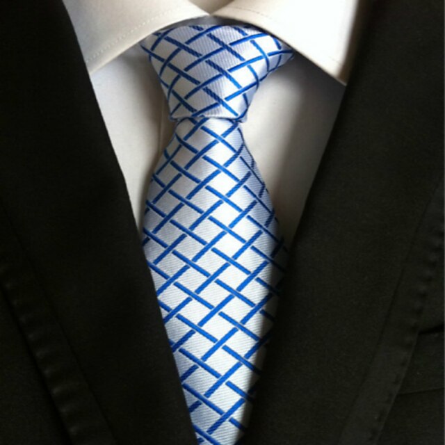  Men's Luxury / Grid / Classic Necktie - Creative Stylish