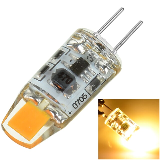 100-200 lm G4 נורות שני פינים לד מובנה 1 LED חרוזים COB דקורטיבי לבן חם / לבן קר 12 V / חלק 1 / RoHs