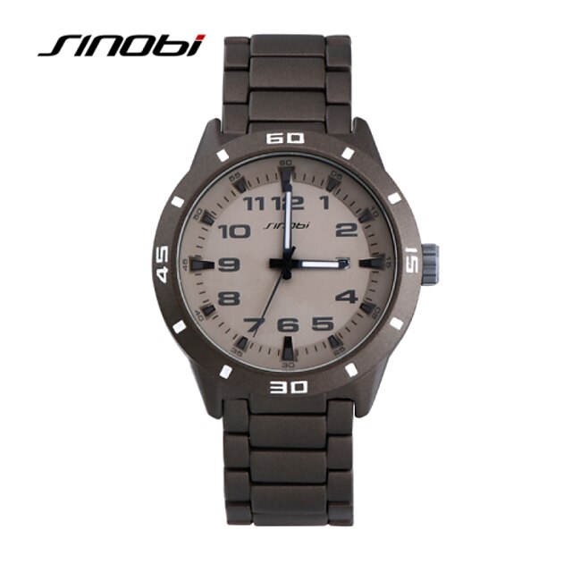  SINOBI Муж. Наручные часы Кварцевый Серый 30 m Защита от влаги Календарь Спортивные часы Аналоговый Серый