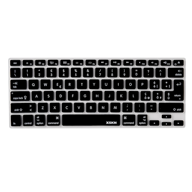  XSKN teclado do idioma pele italiano capa de silicone para MacBook Air / MacBook Pro 13 15 17 polegadas us / versão da UE