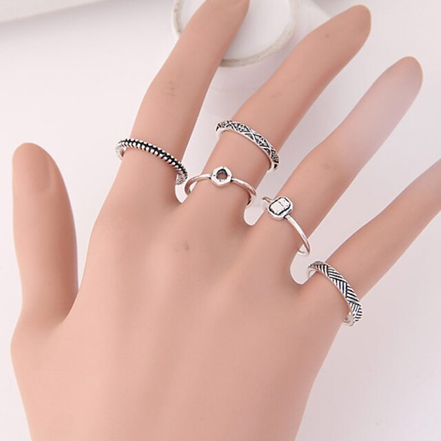  Women's Golden Silver Alloy European Fashion Party Daily Jewelry
