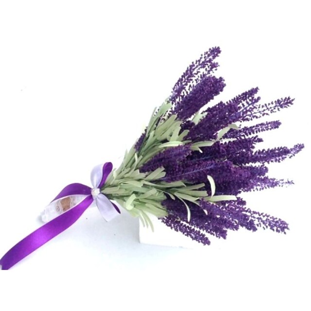  Wedding Flowers Free-form Lavenders Bouquets