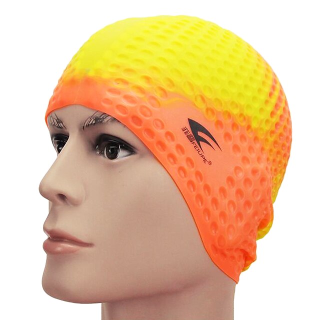  Swim Cap for Adults Silicone Waterproof Comfortable Swimming Diving