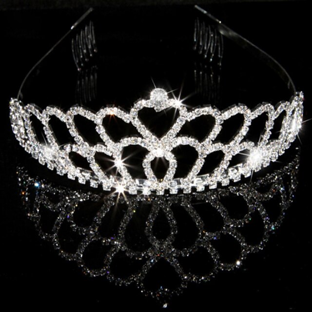 Bridal Wedding Princess Pageant Prom Crystal Tiara Crown Headband