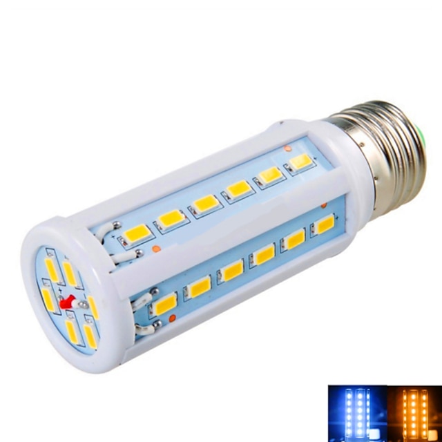  E26/E27 Ampoules Maïs LED T 42 diodes électroluminescentes SMD 5730 Décorative Blanc Chaud Blanc Froid 1650lm 2800-3200/6000-6500K AC