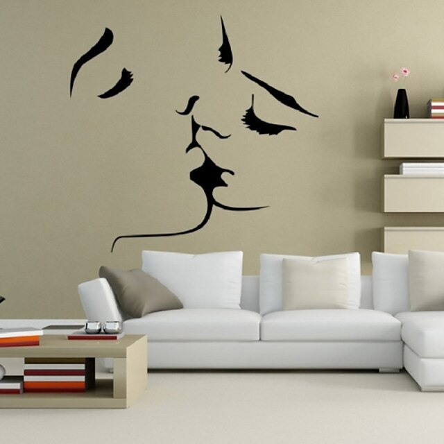  Decorative Wall Stickers - People Wall Stickers People / Still Life / Romance Living Room / Bedroom / Bathroom