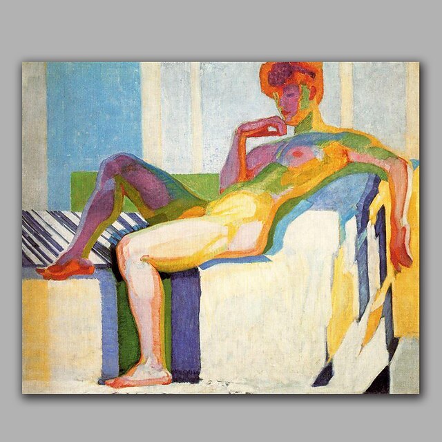  Nude Women With Sexy Style Sating On Bed Modern Nice Wall Art Framed