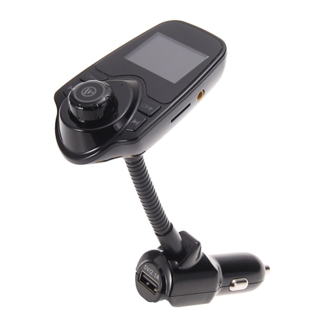 T10 Super Bluetooth Car Kit Handsfree FM Transmitter Wireless MP3 Music Player Support TF Card,5V 2.1A USB Car Charger