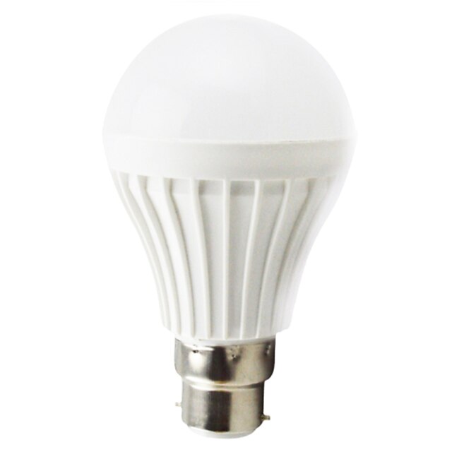  7W BA15D Круглые LED лампы T 10 SMD 5730 500 lm Тёплый белый AC 220-240 V 1 шт.