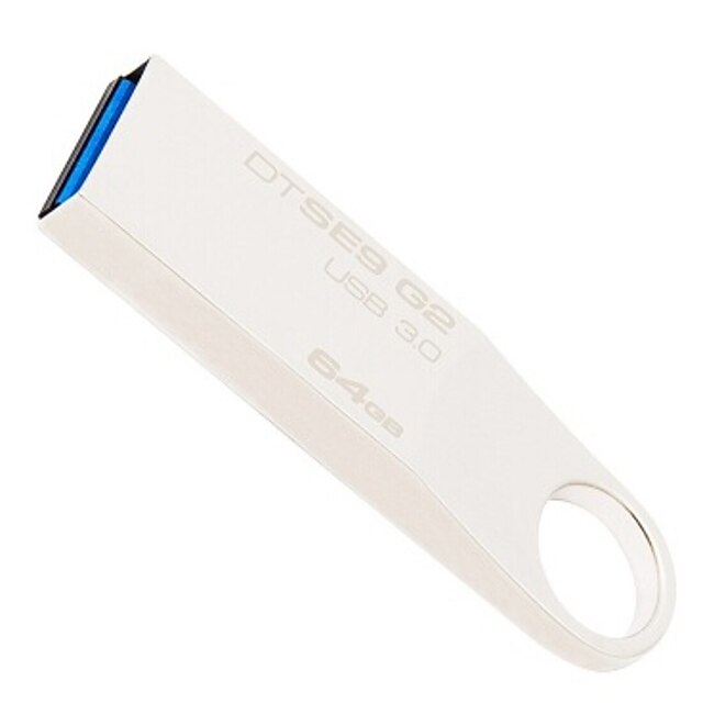  Original Kingston 64GB USB 3.0 USB Flash Drive  Pen Drives Mental Silver Ring Memory Stick Memorias Disk DTSE9G2