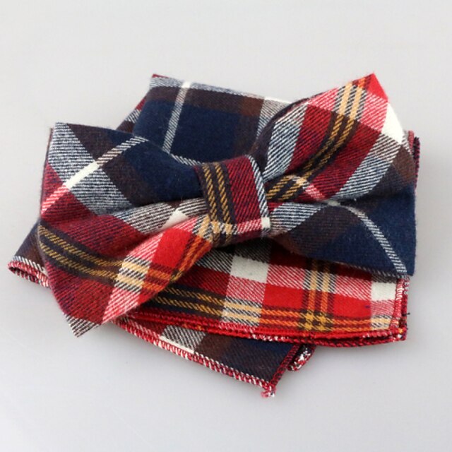  Tie Vintage / Party / Work Red Fabric Gift / Valentine Tie Bar