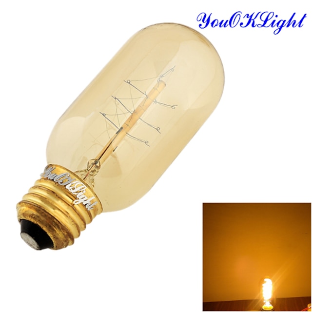  YouOKLight 1pc LED-bollampen 400 lm E26 / E27 B 1 LED-kralen COB Decoratief Warm wit 220-240 V 110-130 V / 1 stuks / RoHs