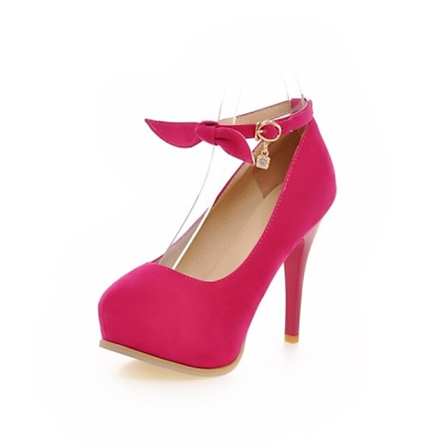  Women's Shoes Leatherette Stiletto Heel Heels Heels Wedding / Office & Career / Party & Evening Black / Beige