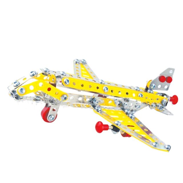  181 pcs Plane / Aircraft 3D Puzzle Wooden Puzzle Metal Puzzle Wooden Model Metal Kid's Adults' Toy Gift