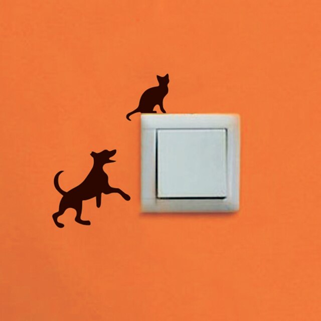  Animais / Formas Wall Stickers Autocolantes de Aviões para Parede , PVC W7.5cm x L6.4cm