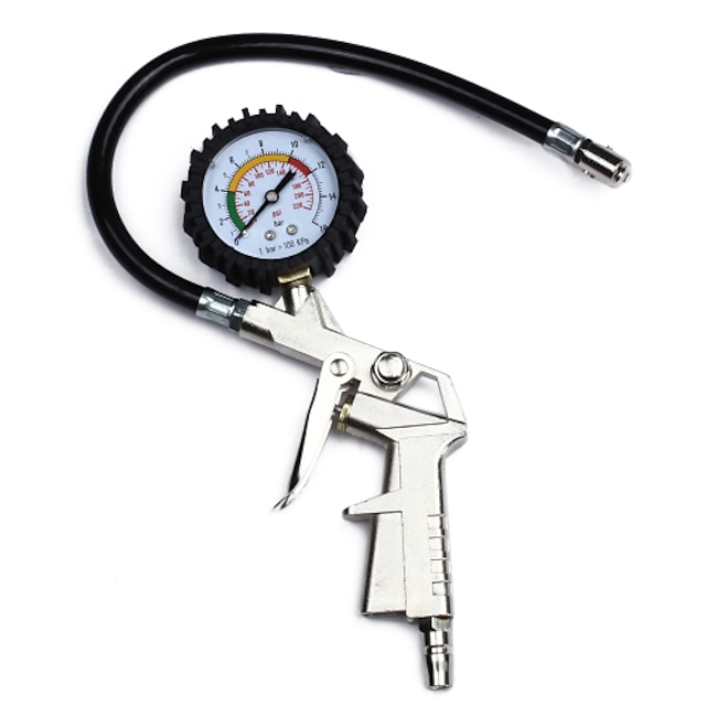  Air Tire Tyre Inflator Pressure Gauge Tool Car Truck Auto For Compressor