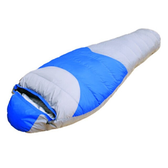  Sleeping Bag Outdoor Mummy Bag -15℃ Single Duck Down Waterproof for Traveling Winter