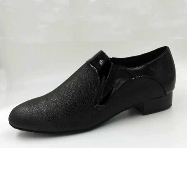  رجالي أحذية رقص / أحذية عصرية / أحذية سالسا جلد مسطحات كعب كعب منخفض مخصص أحذية الرقص أسود / داخلي / أداء / تمرين / متخصص / EU43