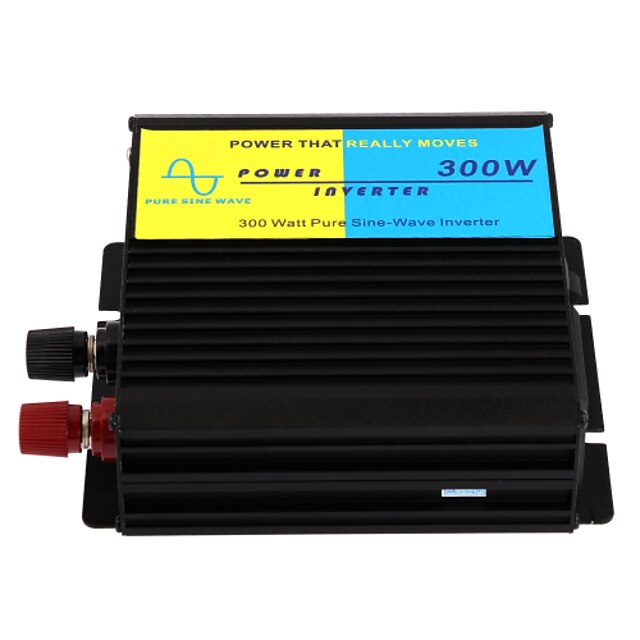  300W Pure Sine Wave Car Power Inverter Charger Adapter 12V Dc To 220V Ac