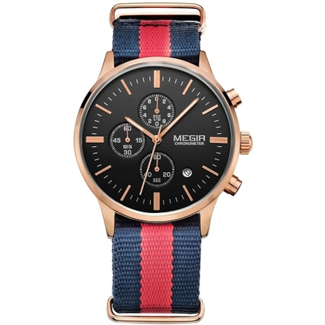  Megir Men Chronograph Watch Men's Watch Top Brand Luxury Date Quartz Casual Sport Watch Men relogio masculino Wrist Watch Cool Watch Unique Watch
