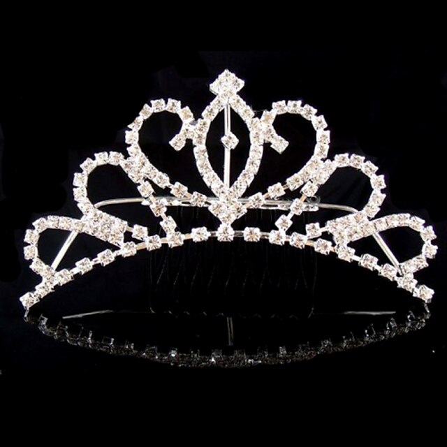  Bridal Wedding Princess Pageant Prom Crystal Tiara Crown Headband