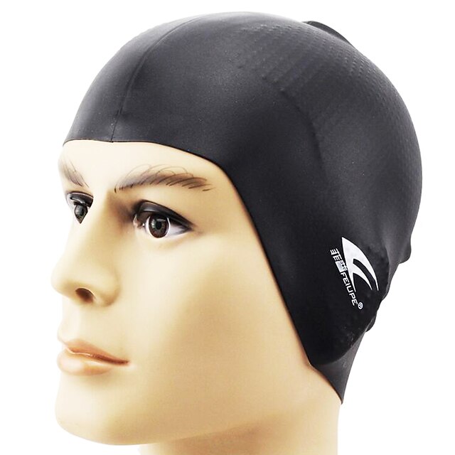  Swim Cap for Adults Silicone Waterproof Comfortable Keep Hair Dry Swimming Diving