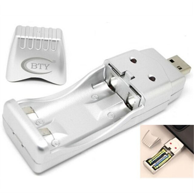  Universal USB Battery Charger for your AA and AAA Rechargeable Batteries