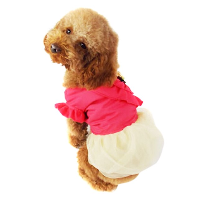  Cane Cappottini Abbigliamento per cani Rosso / Verde Cotone Costume Per animali domestici Estate Per uomo / Per donna Di tendenza