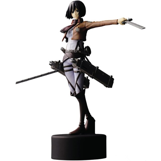  Anime Action Figures geinspireerd door Attack on Titan Mikasa Ackermann PVC 14 cm CM Modelspeelgoed Speelgoedpop