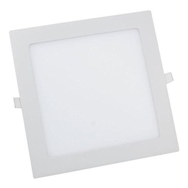  1pc 12w négyzet alakú led panel fény 60leds meleg / hűvös fehér színű süllyesztett panel világítás ultra vékony lefelé fény a szálloda ac85-265v