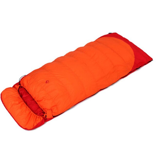  Jungle King Sleeping Bag Outdoor Envelope / Rectangular Bag -10℃ Single Duck Down Warm for Traveling