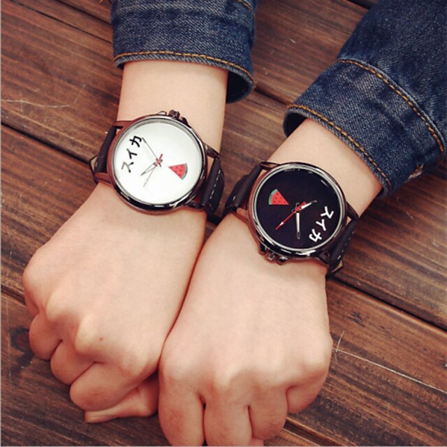  2016 Fashion Couple‘s Wrist Watch Watches Men Fruit Woman Watch Simple Students Watch(Assorted Color) Cool Watches Unique Watches