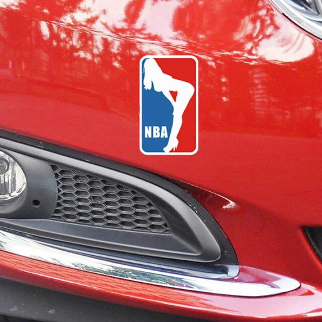  Funny  The basketball sport beauty Car Sticker Car Window Wall Decal Car Styling (1pcs)