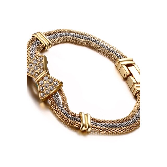  Bowknot Diamond-encrusted Bracelet 18 K Lady Bracelet Floors
