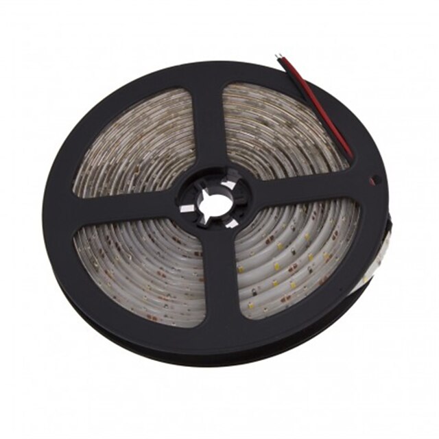  5m Flexible LED Light Strips 300 LEDs 3014 SMD Warm White / White Waterproof / Cuttable / Linkable 12 V / IP65 / Self-adhesive