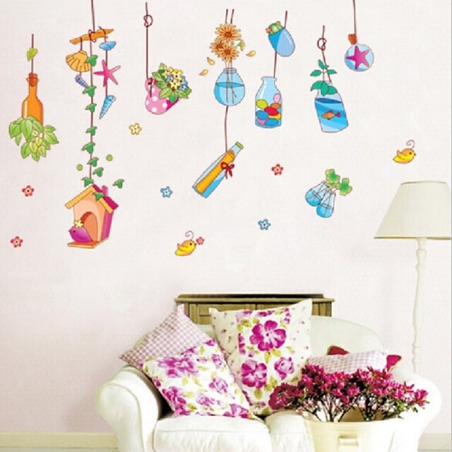  Decorative Wall Stickers - 3D Wall Stickers Animals Living Room / Bedroom / Bathroom