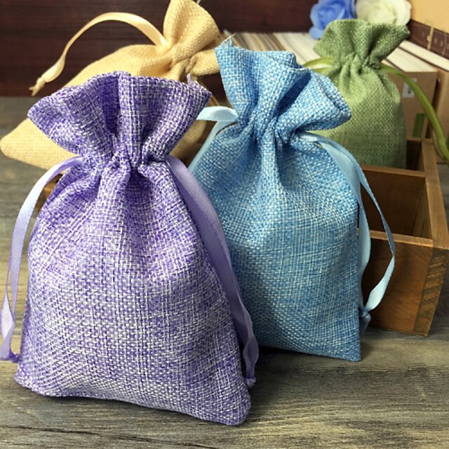  Creative Jute Favor Holder with Favor Bags - 6