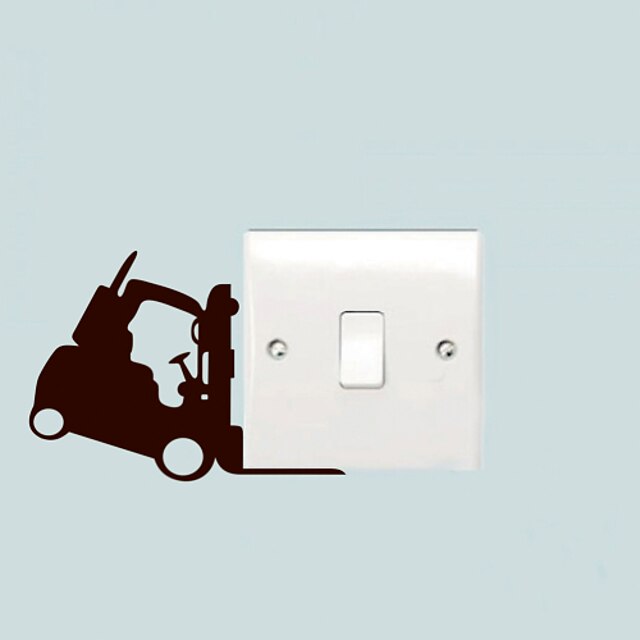  The Forklift Wall stickers,switch stickers,socket decoration