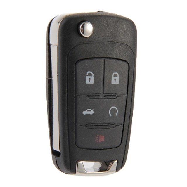  Folding Remote Key Case Shell Fob 5 Buttons For Chevrolet Camaro Cruze