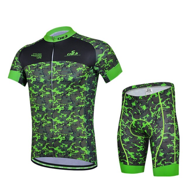 Camisa com Shorts para Ciclismo Homens Manga Curta Moto braço aquecedores Camisa/Roupas Para Esporte Conjuntos de Roupas Secagem Rápida