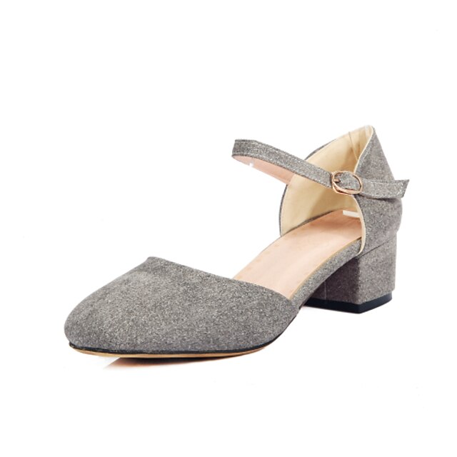  Pantofi pentru femei - Imitație de Piele - Toc Gros - Confortabili / Vârf Rotund - Pantofi cu Toc - Nuntă / Outdoor / Rochie / Casual -