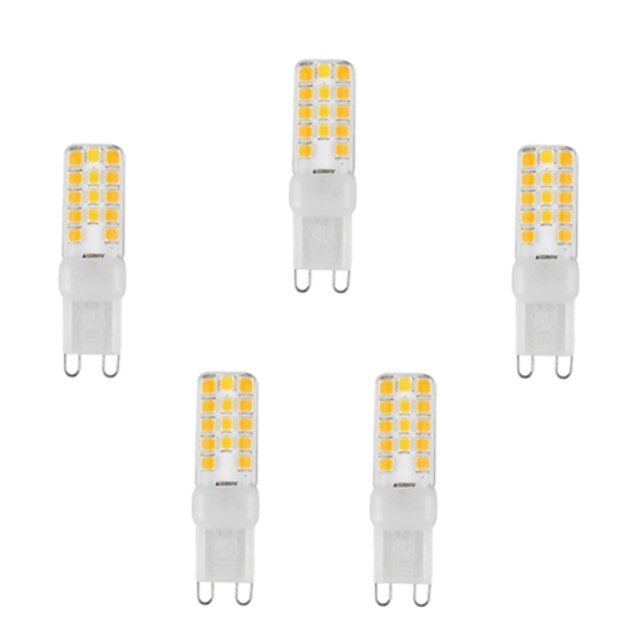  G9 LED-lamper med G-sokkel T 28 SMD 2835 220 lm Varm hvit Kjølig hvit Vanntett AC 220-240 V 5 stk.