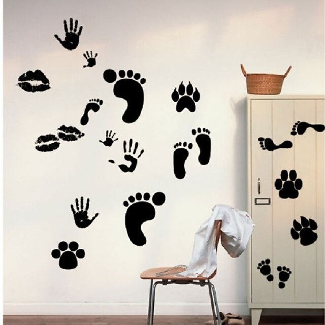  Feet Footprint Removable Wall Sticker Vinyl Decal Floor Art Home Decor