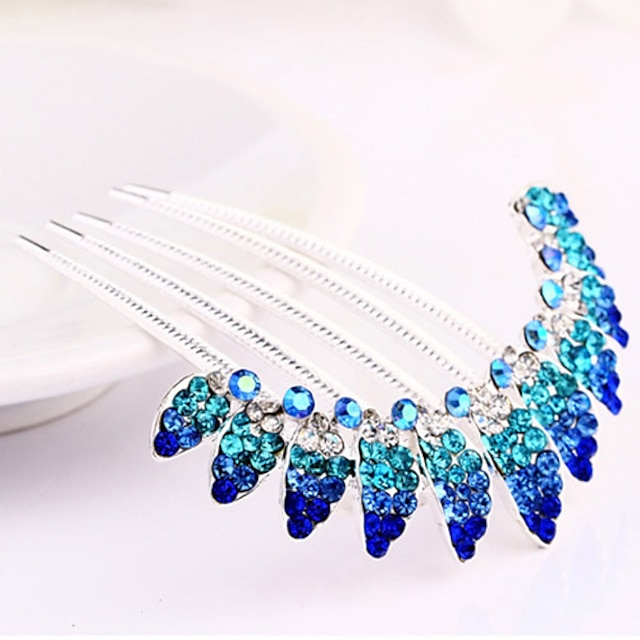  Alloy Hair Combs / Headwear / Hair Tool with Floral 1pc Special Occasion / Casual Headpiece