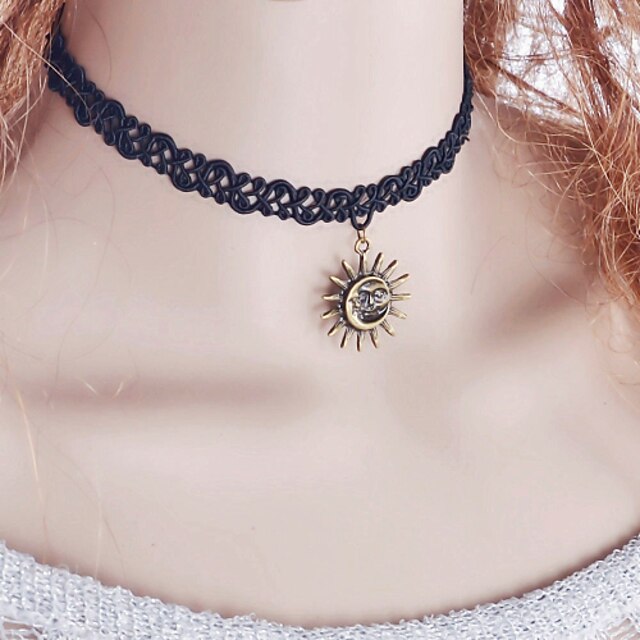  Women's Choker Necklace Gothic Jewelry Fashion Lace Black Necklace Jewelry For Wedding Party Daily Casual