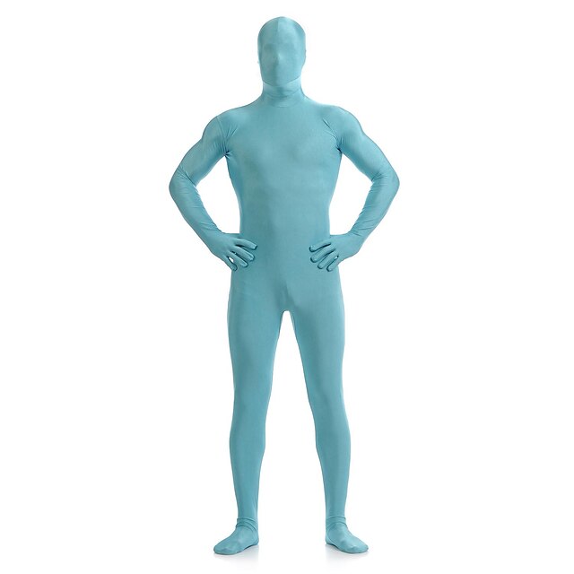  Zentai Drakter Huddrag Ninja Voksne Spandex Elastan Cosplay-kostymer Kjønn Herre Dame Ensfarget Halloween / Trikot / Heldraktskostymer / Trikot / Heldraktskostymer / Høy Elastisitet