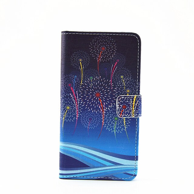 fodral Till Samsung Galaxy Samsung Galaxy-fodral Korthållare med stativ Lucka Magnet Mönster Heltäckande Maskros Konstläder för A7(2016)